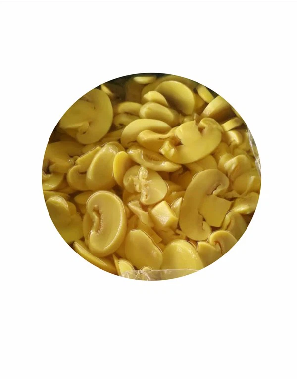 Agaricus สดในน้ําเกลือ